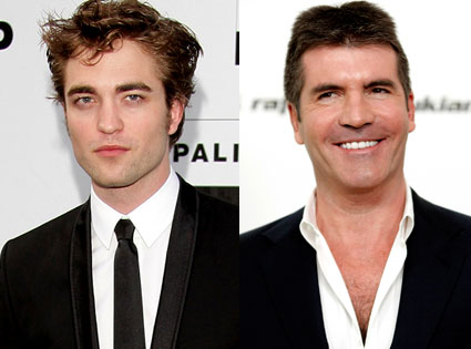 Robert Pattinson, Simon Cowell Robert Pattinson, Simon Cowell